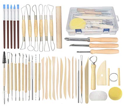 pottery and clay sculpting tools