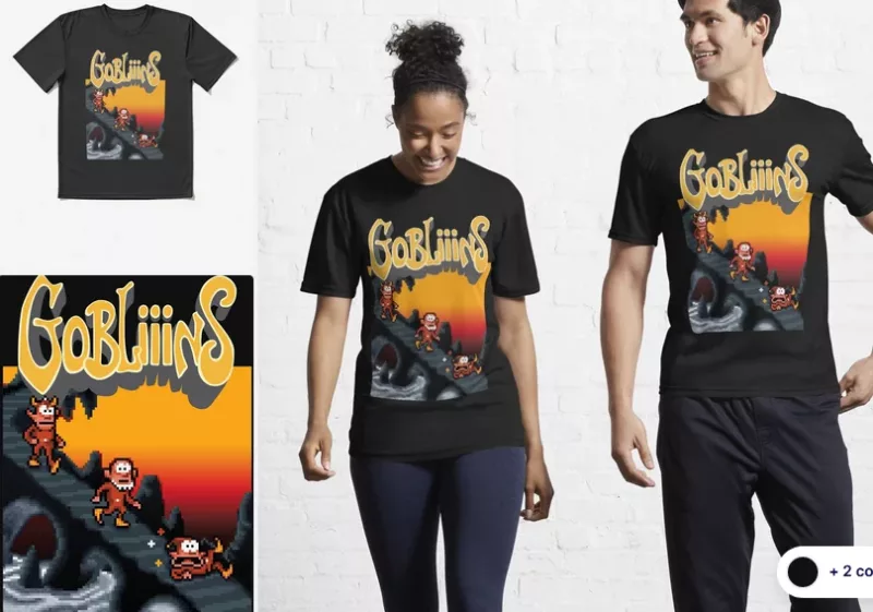 gobliiins pc retro videogame tshirt